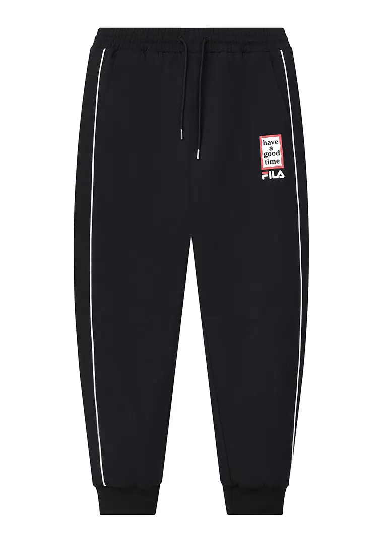 White fila track discount pants