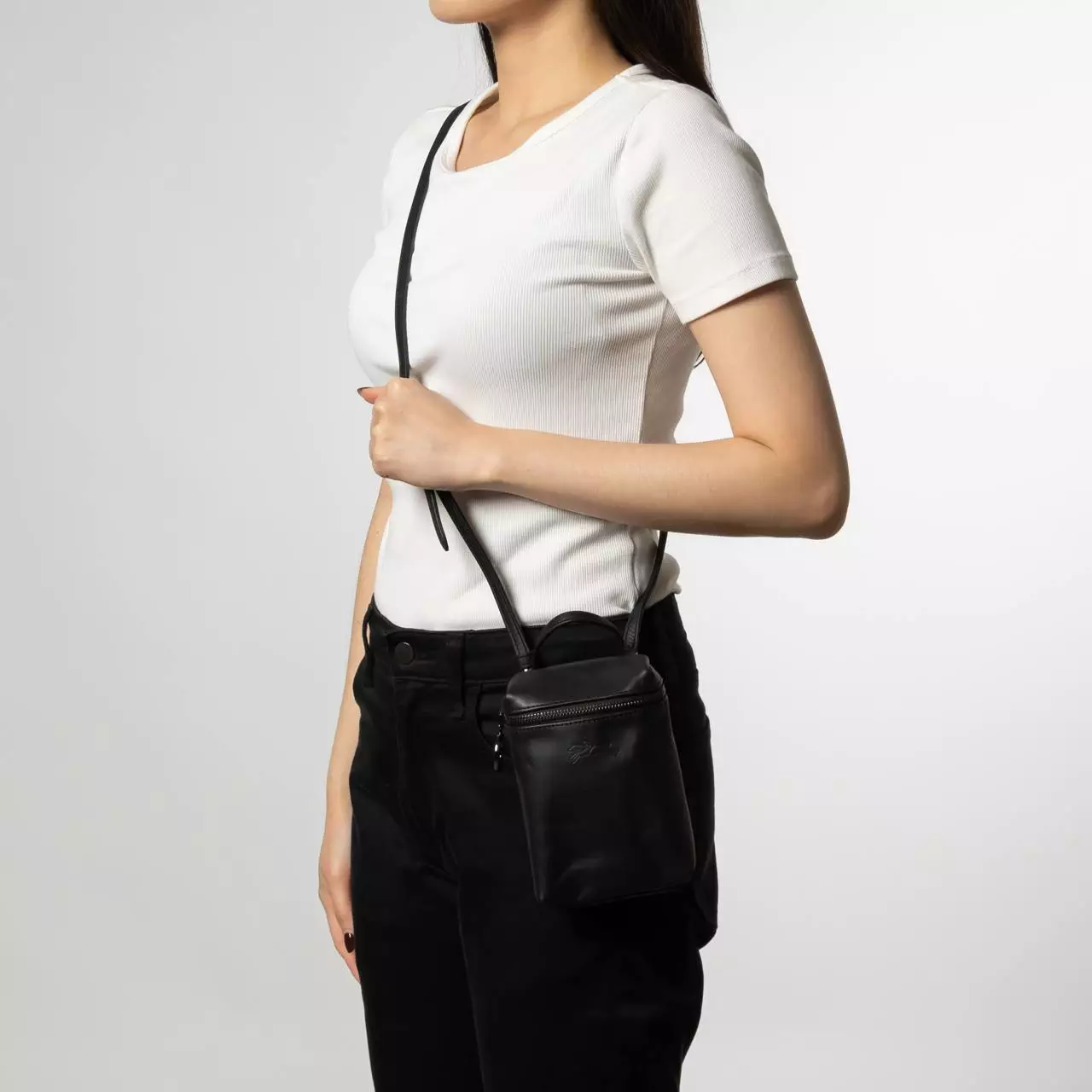 Jual Longchamp Le Pliage Xtra Extra Small Crossbody Bag Black