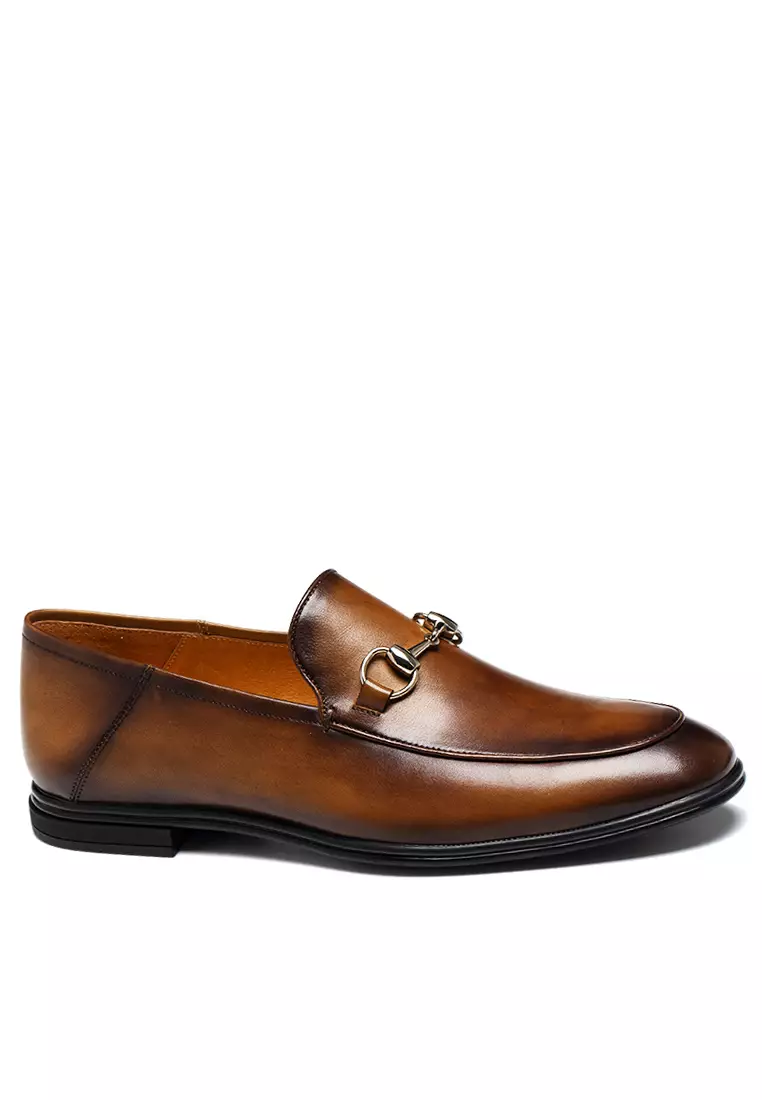 Discount on Twenty Eight Shoes  shoes - SKU: High-End Grain Leather Horsebit Loafers Bl658-1