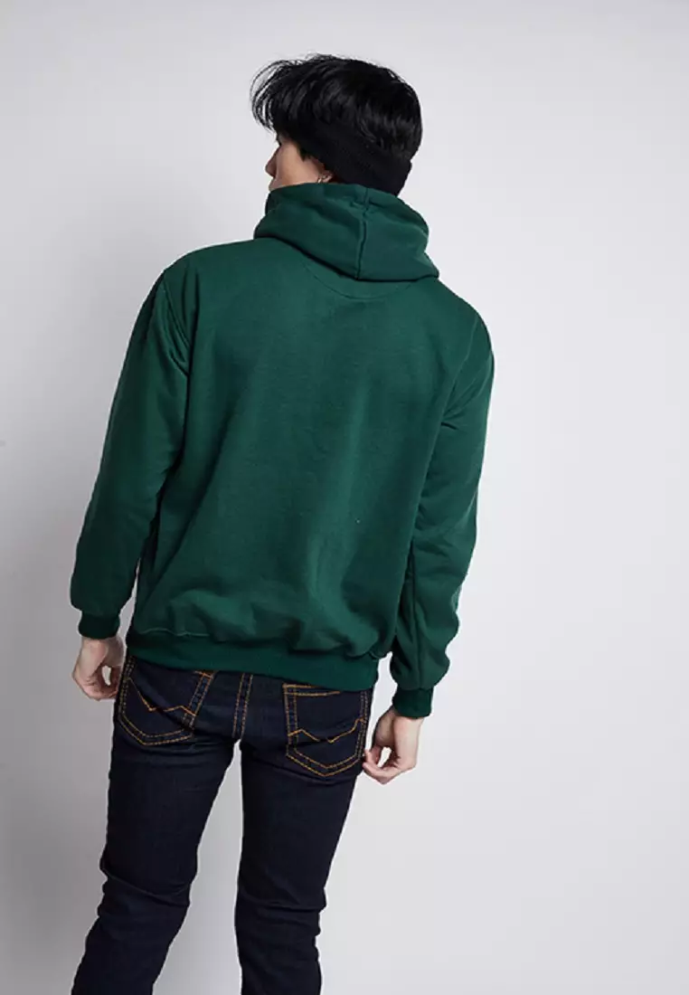 Jaket Polos Jumper Hoodie Sweater Warna Hijau