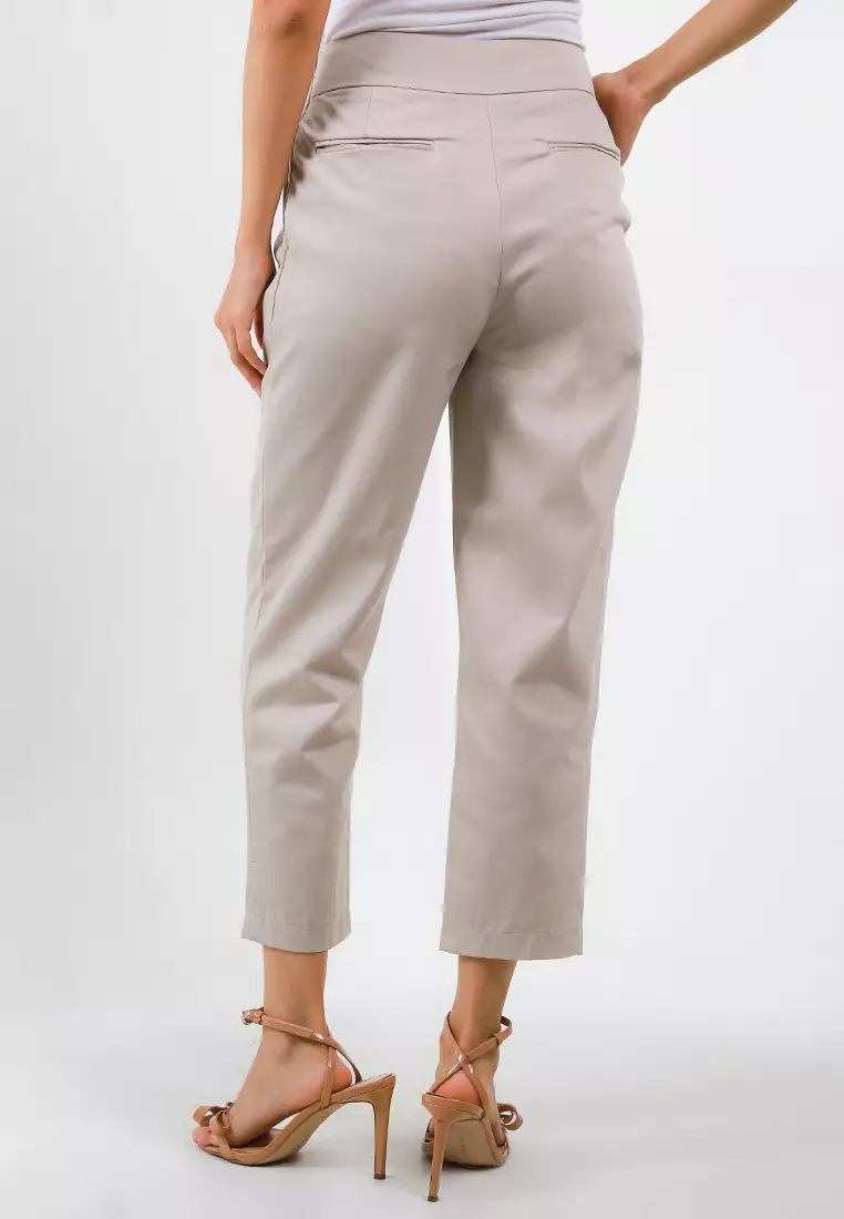 Petite Formal Crop Pants