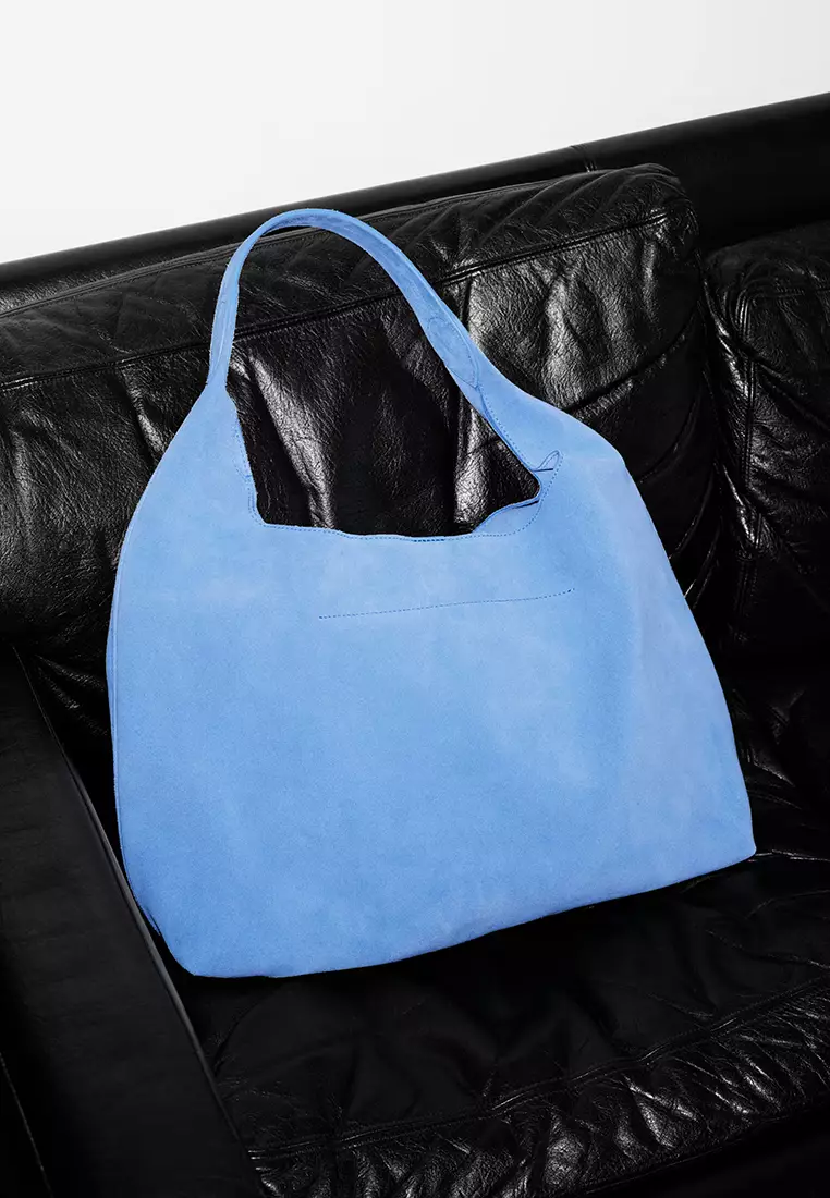 Large Suede Tote Bag