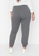 Trendyol grey Plus Size Elastic Waist Jogger Pants D8C01AAE201130GS_2