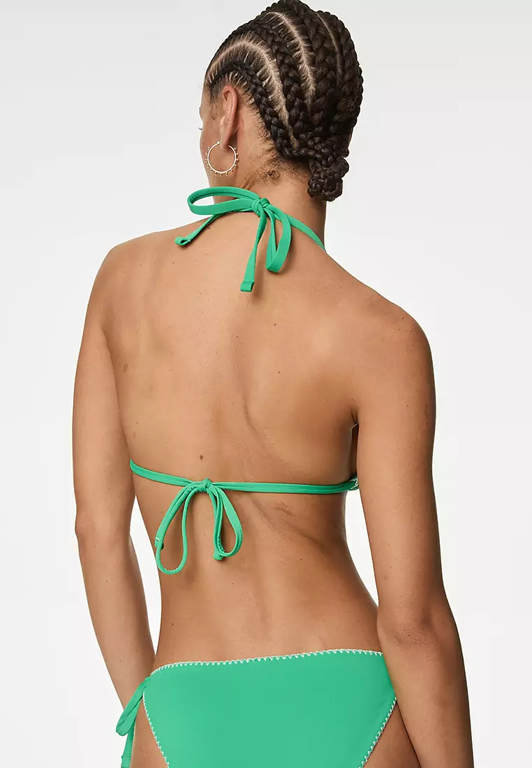 Crochet Stitch Triangle Bikini Top