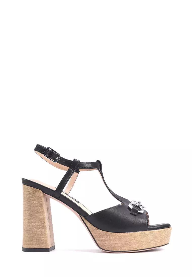 Discount on Nine West  shoes - SKU: Cammeray Slingback Platform Sandals Black