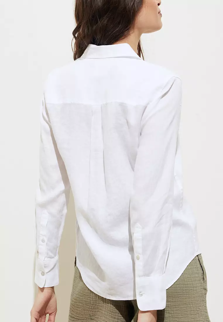Pure Linen Long Sleeve Shirt