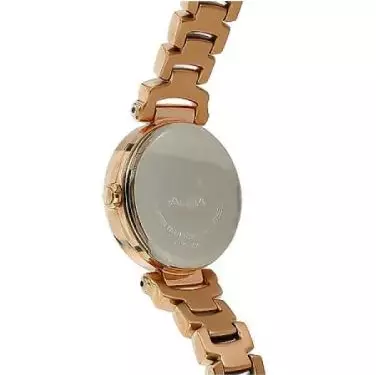 Jam Tangan Wanita Alba Fashion AH7N78 AH7N78X1 Strap Stainless Fine Rose Gold Color Steel Quartz Watches