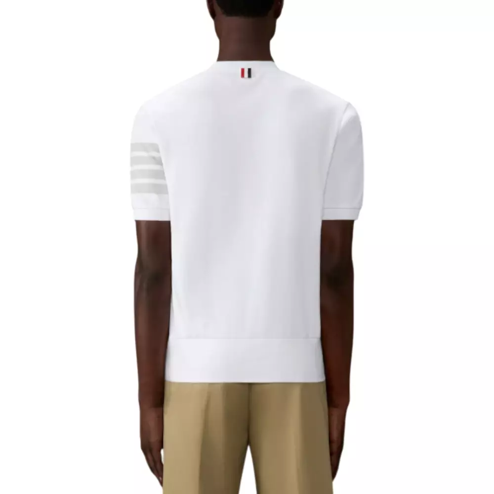 Cotton Jersey 4-Bar T-Shirt White