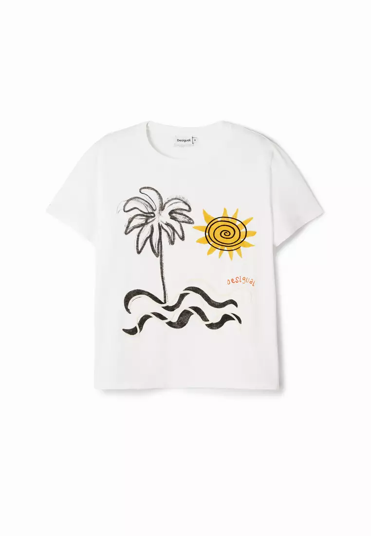 Desigual Woman Island Short-sleeve T-shirt.