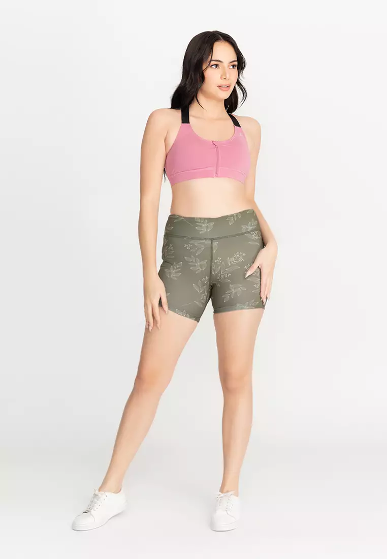 Buy Danskin Fit Curves Layered Shorts with Pocket Women Activewear 2024  Online
