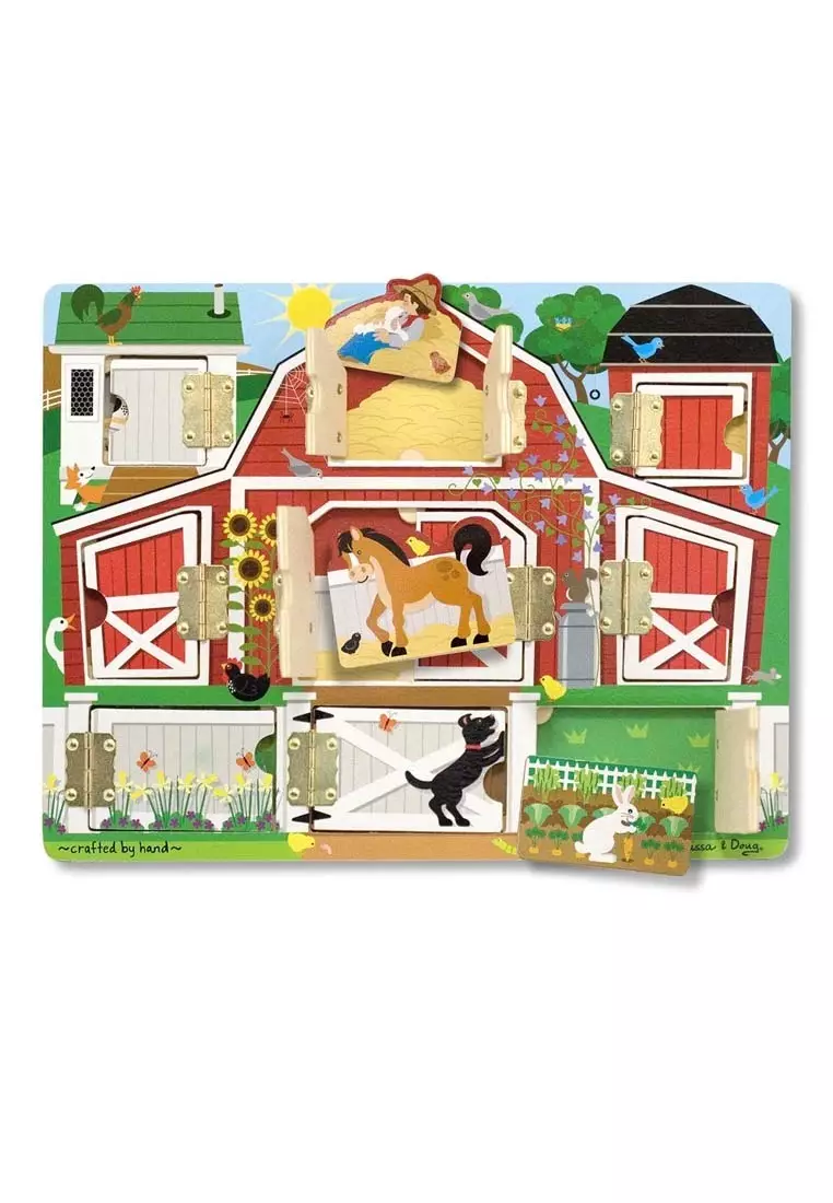 Melissa & doug magnetic hide & hot sale seek board