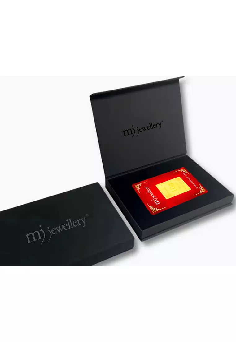 5G Gold Collection 999.9/24K Festive Red Gold Bar (10g)