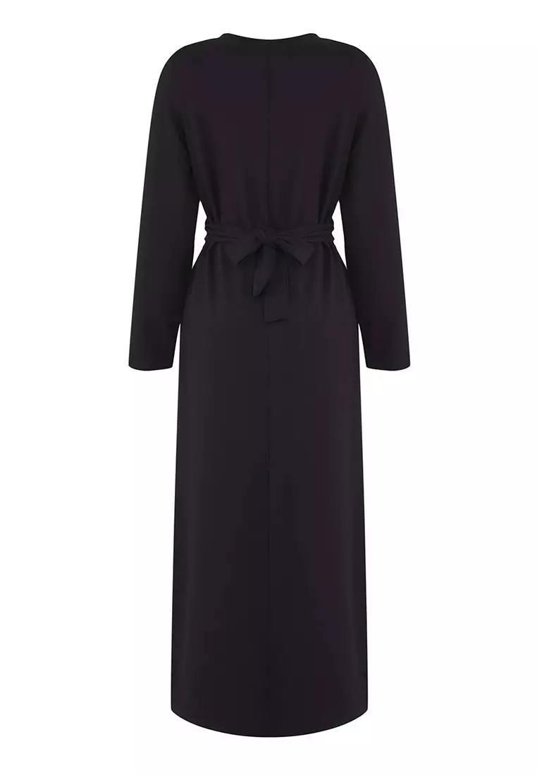 Trendyol Black Unlined Soft Touch Interlock Knit Dress 2026 | Buy Trendyol  Online | ZALORA Hong Kong