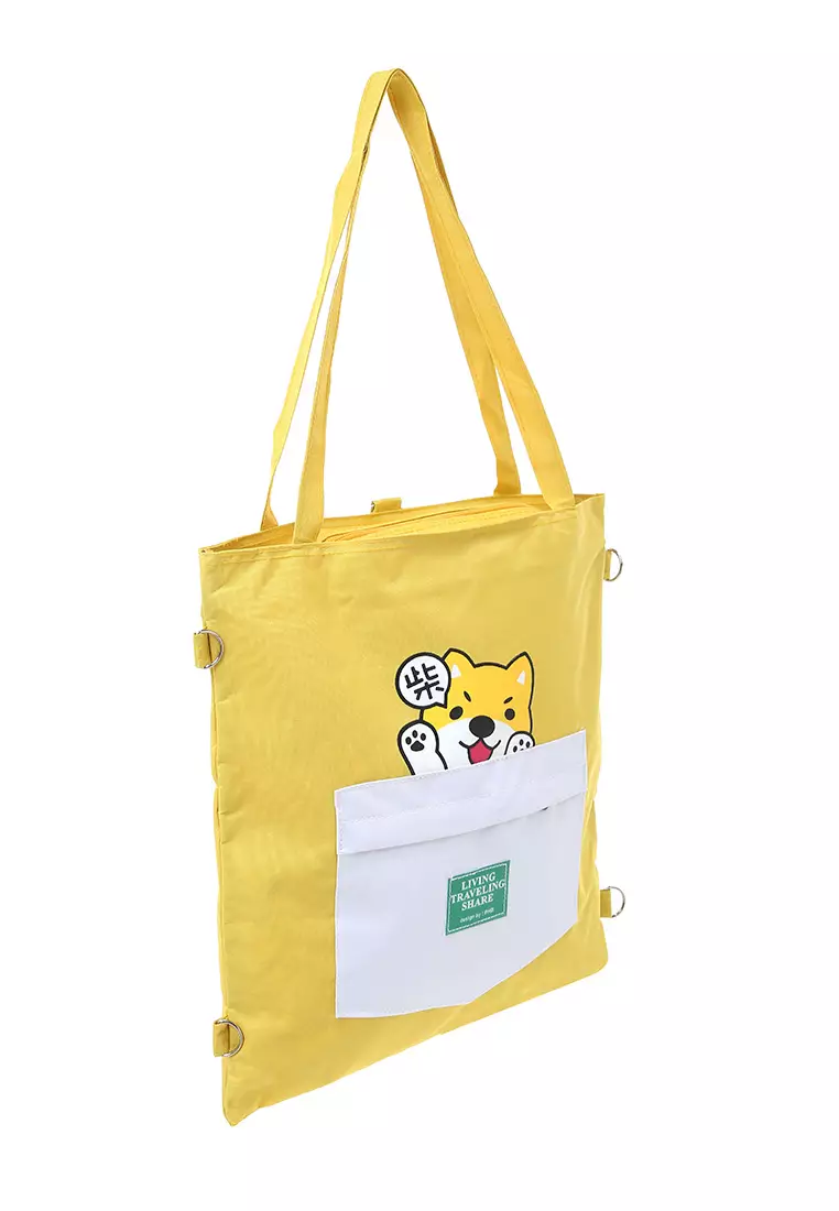 Kayla Tote bag Woman Quality Premium - Yellow