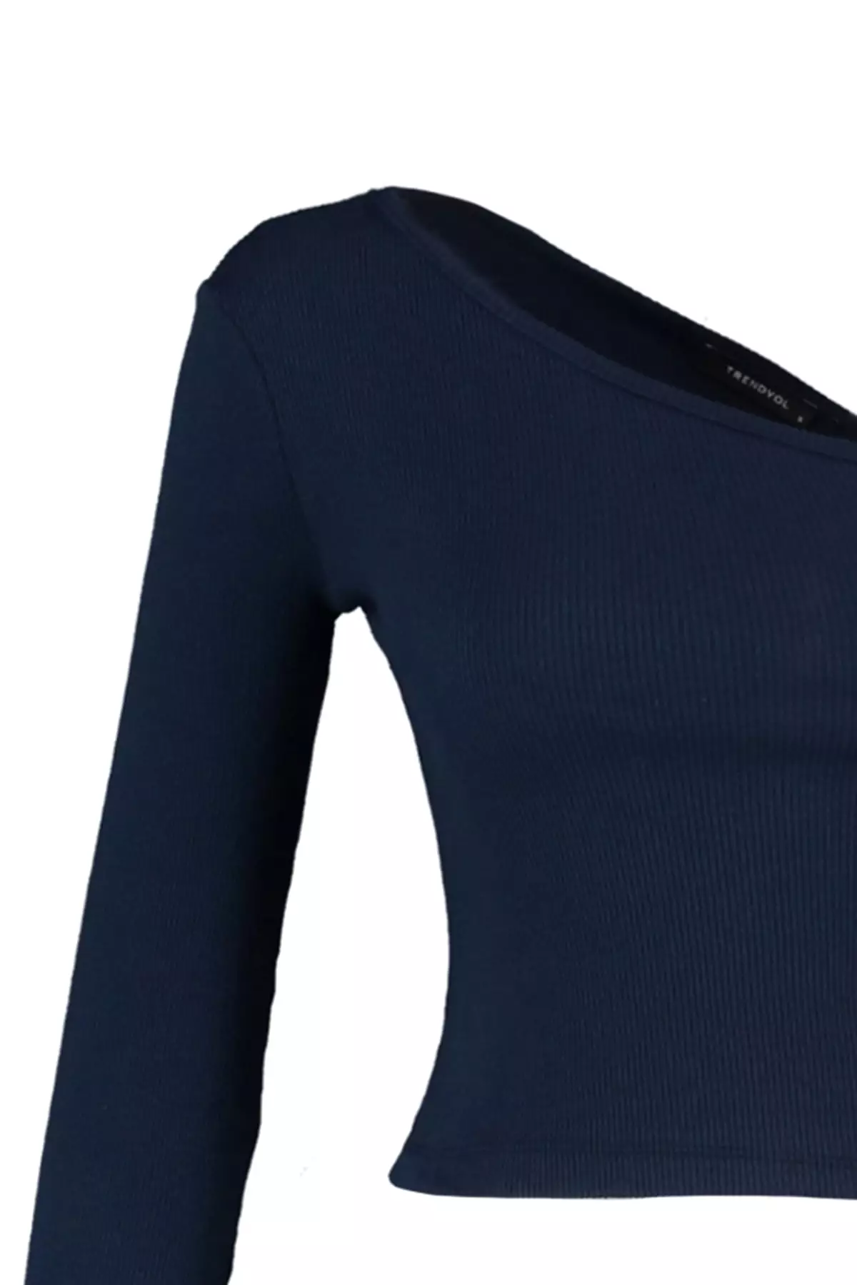 Fitted Asymmetrical Rib Top