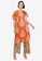 H&M orange and multi Shimmering Metallic Tunic 524A7AA883C2D0GS_4