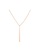 Air Jewellery gold Luxurious Rectangular Bar Necklace In Rose Gold 5DD76ACC870CDDGS_1