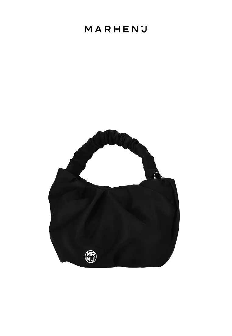 TULIP Nylon Crossbody Bag Black