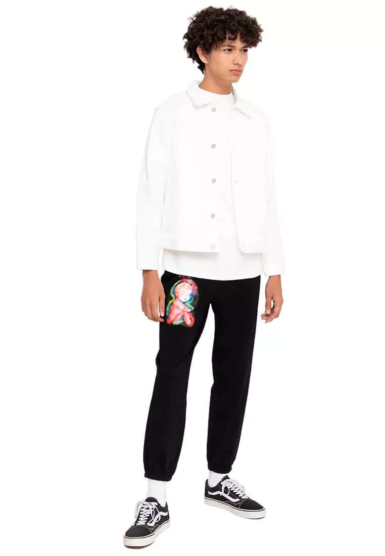 White collar jacket outlet