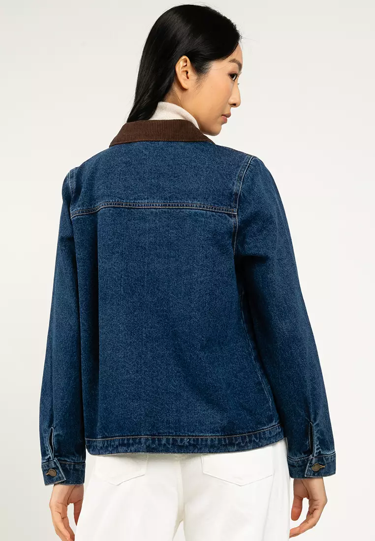Ella Pocket Long Sleeves Denim Jacket