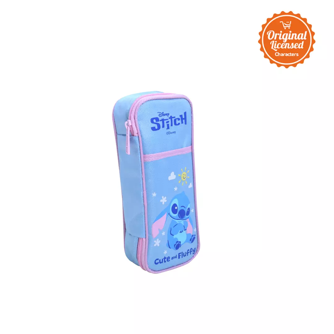 Tempat Pensil Stitch Original – Pencil Case Stitch 22x9 cm | Kotak Pensil Anak Stitch