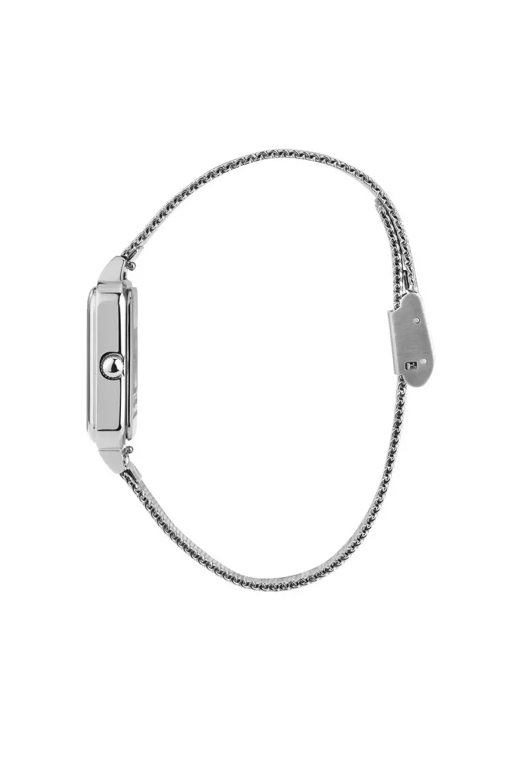 [Sustainable Watch] Oui & Me Harmonie 36.2x27.5mm Rectangular Case Women's Metal Band Quartz Watch ME010385