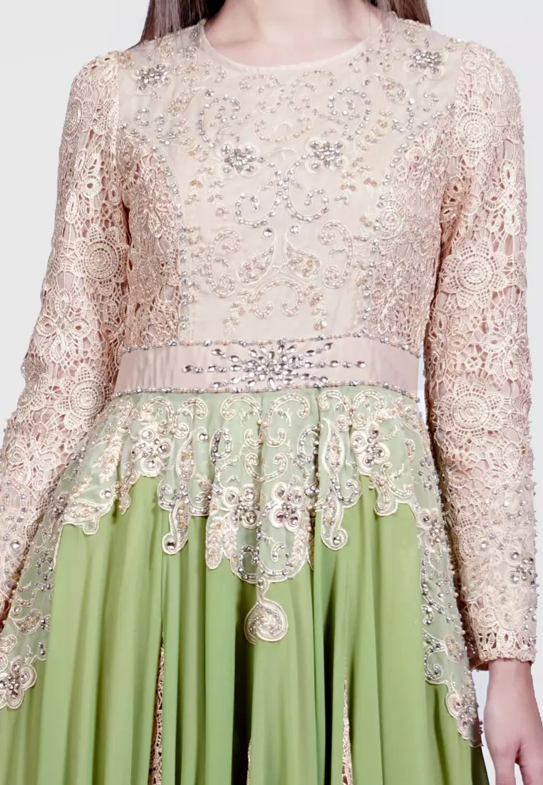 Bibiq Gamis Brokat Sifone Sutra