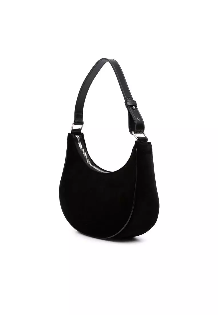 Pre-Loved Celine Velvet Strass Triomphe Ava Shoulder Bag