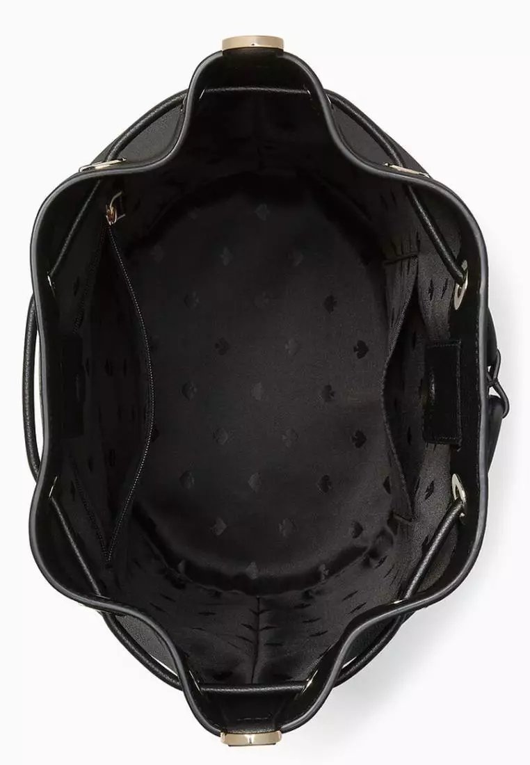 Kate Spade Rosie Pebbled Leather Bucket Bag Black