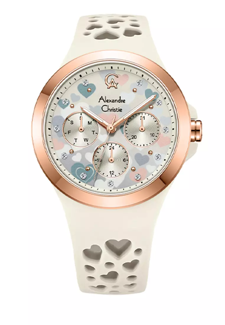 Jual Alexandre Christie Alexandre Christie Multifunction Boyfriend Band Multifunction Rose Gold