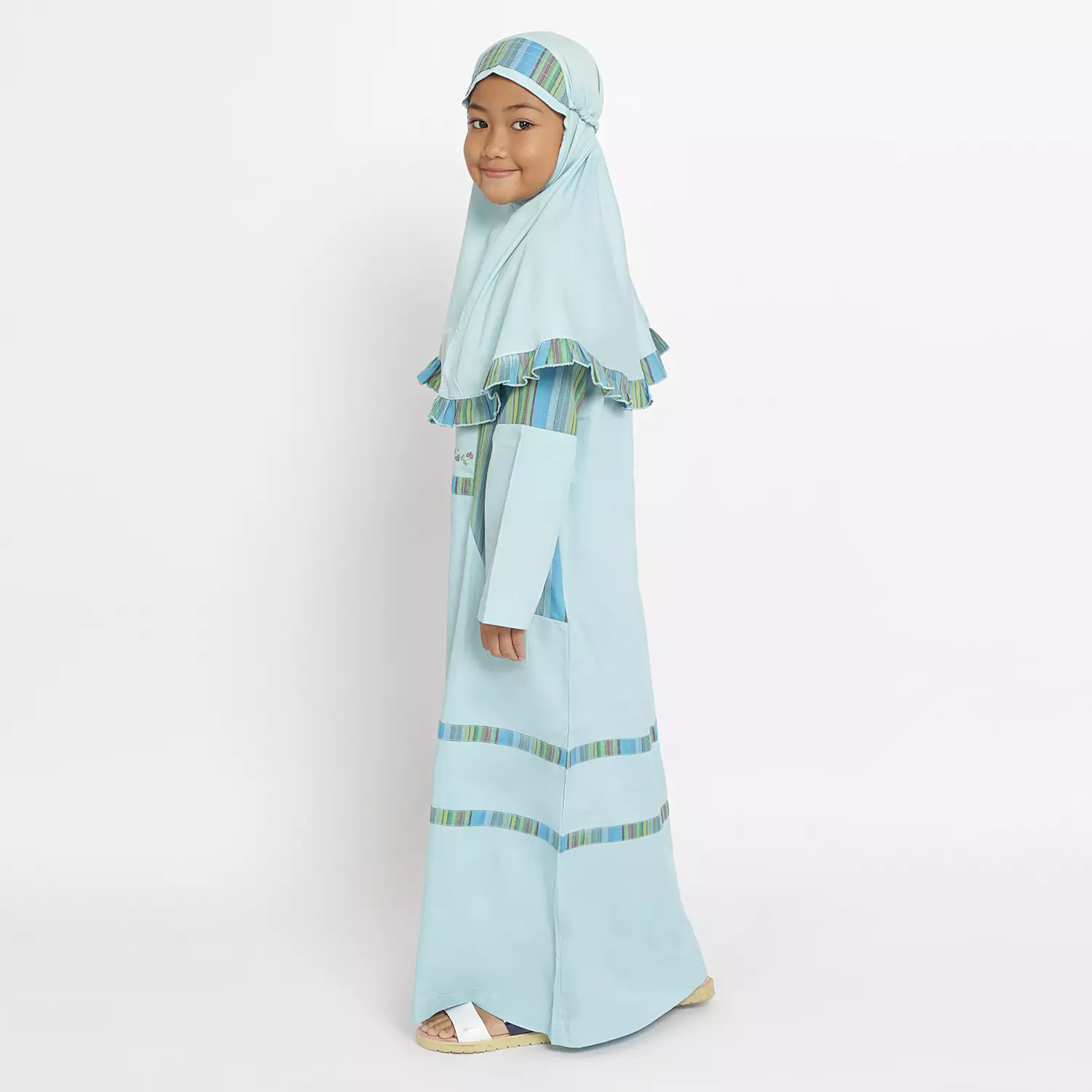 Gamis Anak Kevala Blue