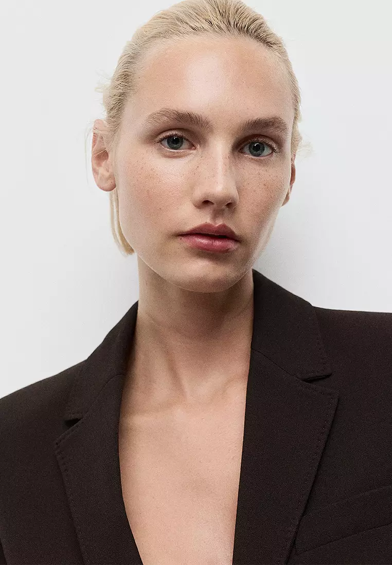 Straight-Fit Suit Jacket