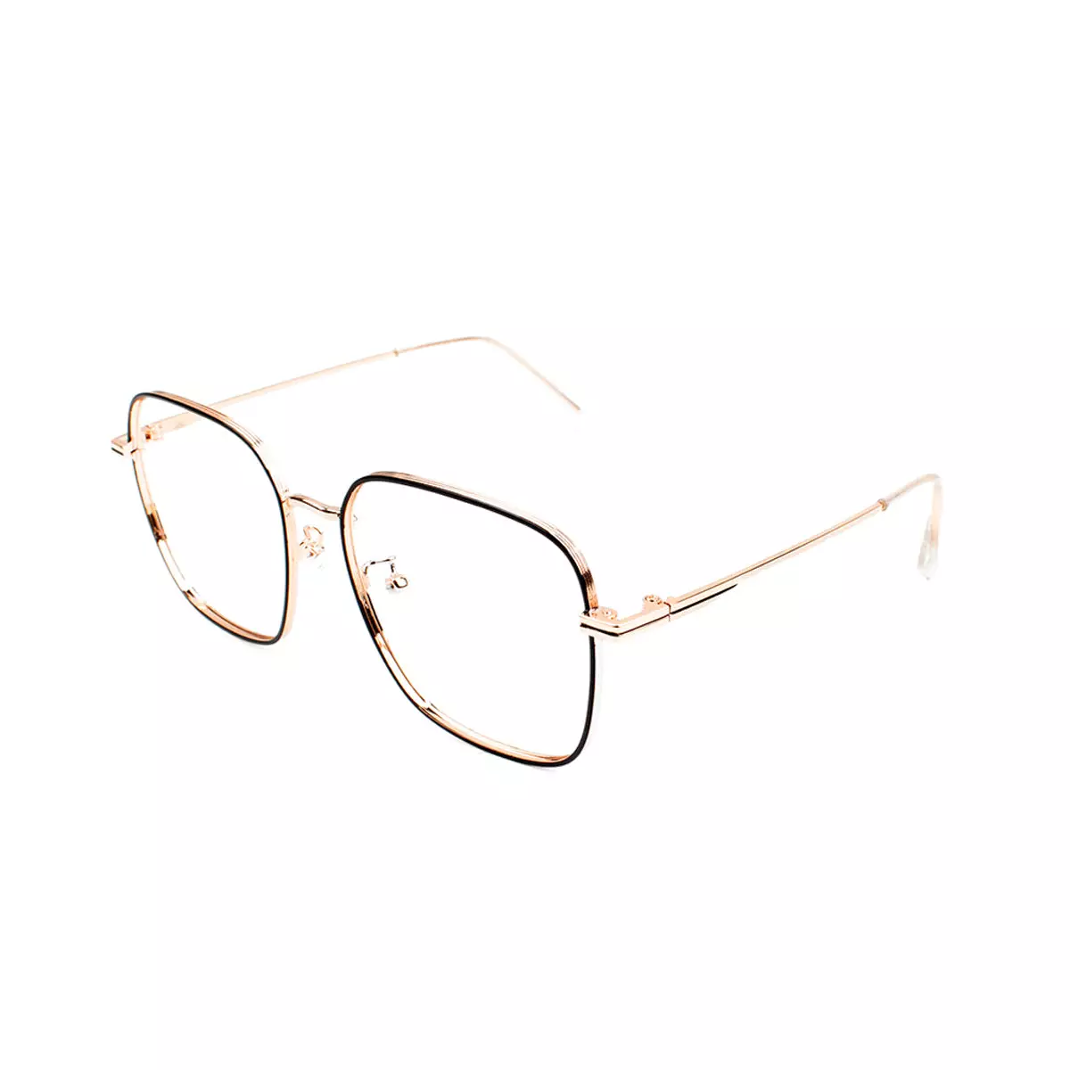 Jual SUNSET EYEWEAR Black / Rose Gold Metal Square Optical - M 8180 C2 ...