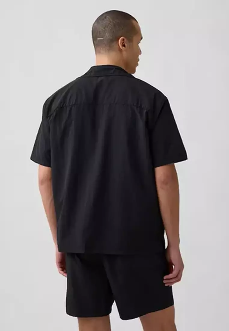 100% Nylon Boxy Shirt