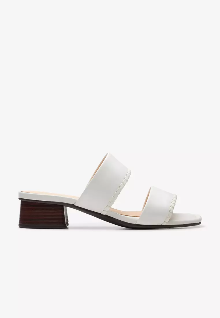 Discount on Clarks  shoes - SKU: Serina35 Mule Off White