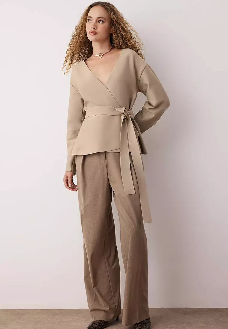 Wrapped Knit Cardigan
