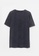 LC WAIKIKI black and grey Crew Neck Printed Short Sleeve Cotton Women's T-Shirt 10F1EAACB3139BGS_6