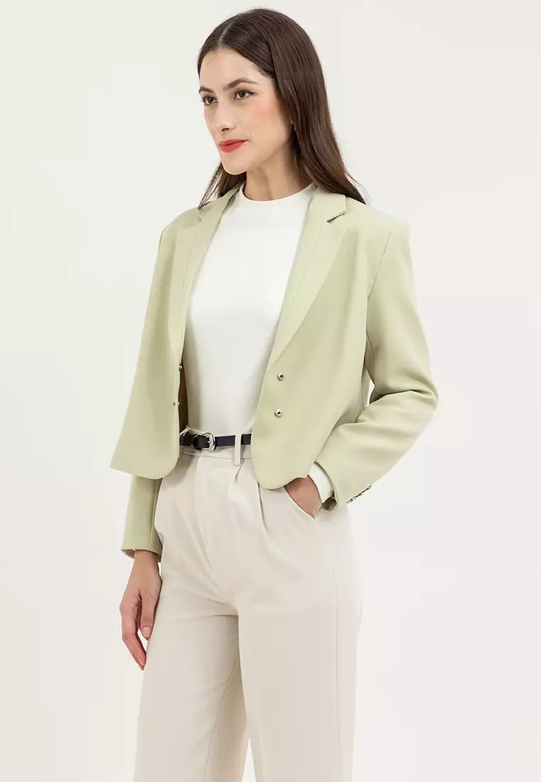 Short Relaxed Fit Blazer