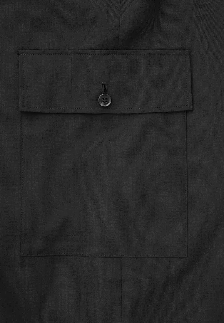 線上選購Cos Wide-Leg Wool Cargo Trousers | ZALORA 台灣