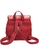 Oxhide red Small Backpack for Girls Kids and Teens - Red Canvas Leather Backpack- Hand painted Backpack - BK1 RED 000F1ACC879EDCGS_6
