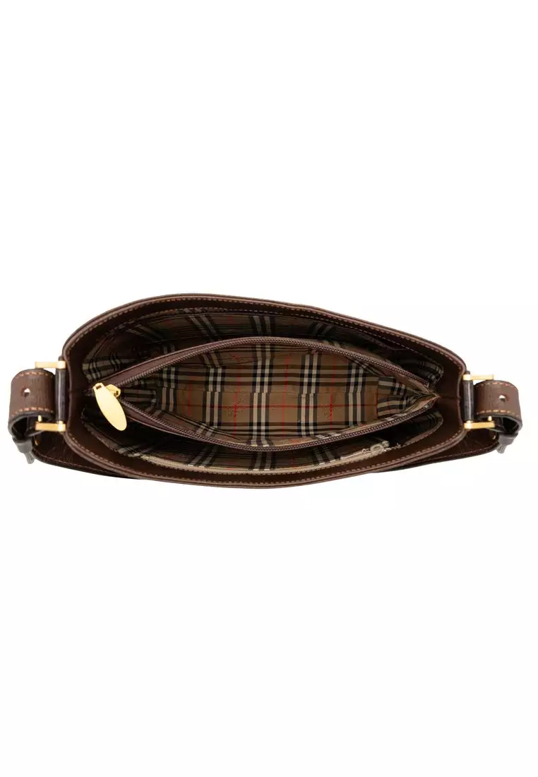 Pre-Loved Burberry Leather Shoulder Bag