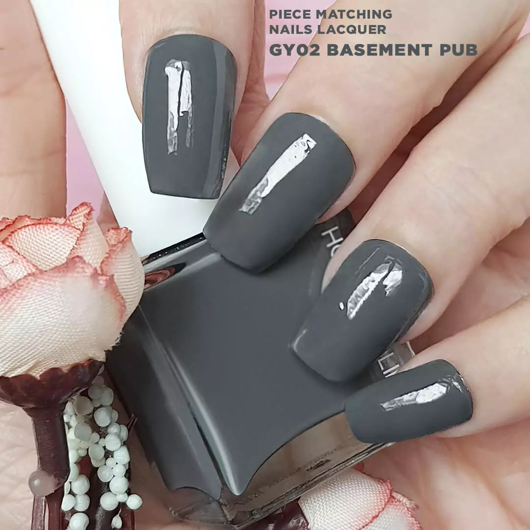 Holika Holika Piece Matching Nails Lacquer - GY02 Basement Pub