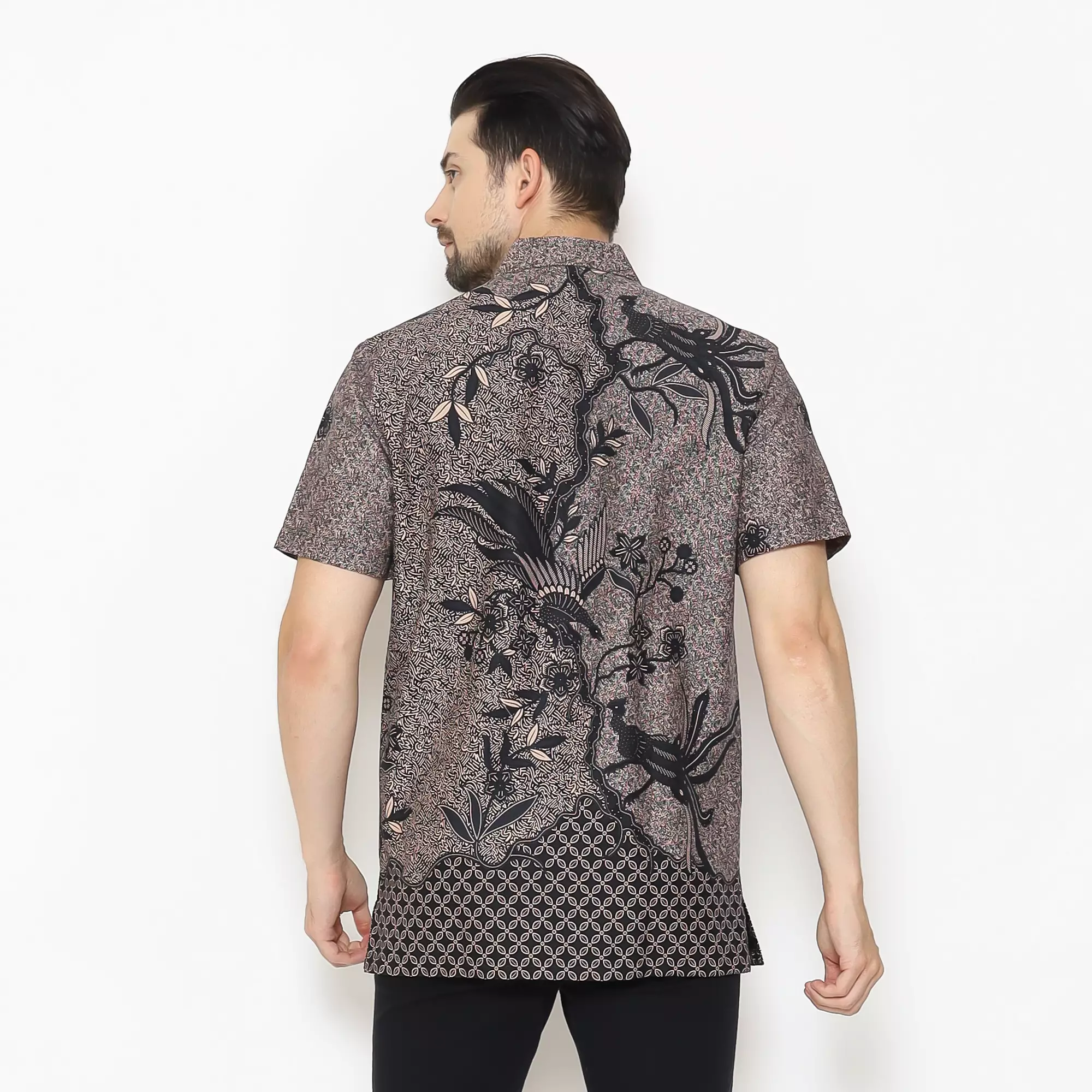 MAGINOT BATIK FURING EXCLUSIVE VERKHA Batik FURING EXCLUSIVE Pria Slim Fit Lengan Pendek