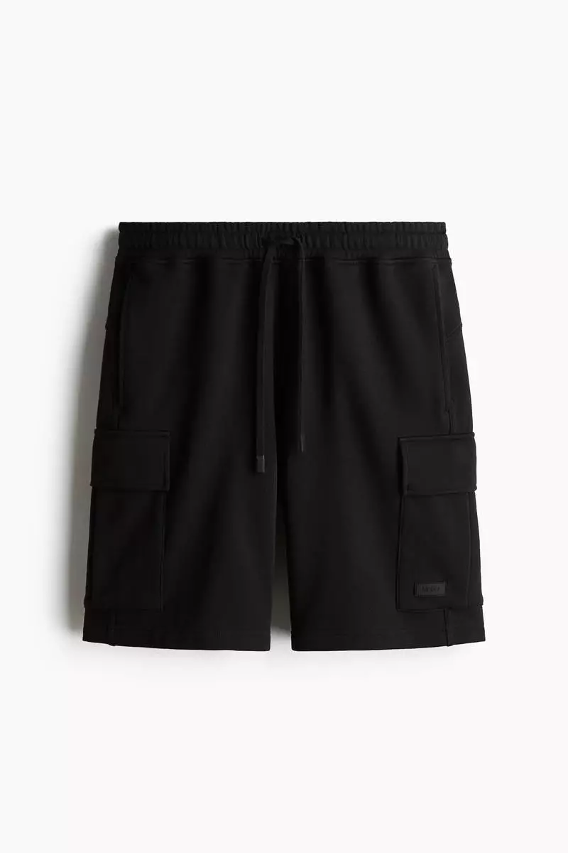 Long sports cargo shorts