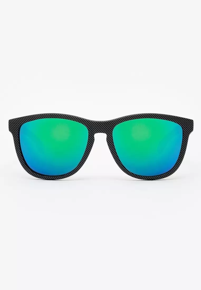 HAWKERS Emerald ONE CARBON Sunglasses for Men and Women. Official Product Designed in Spain