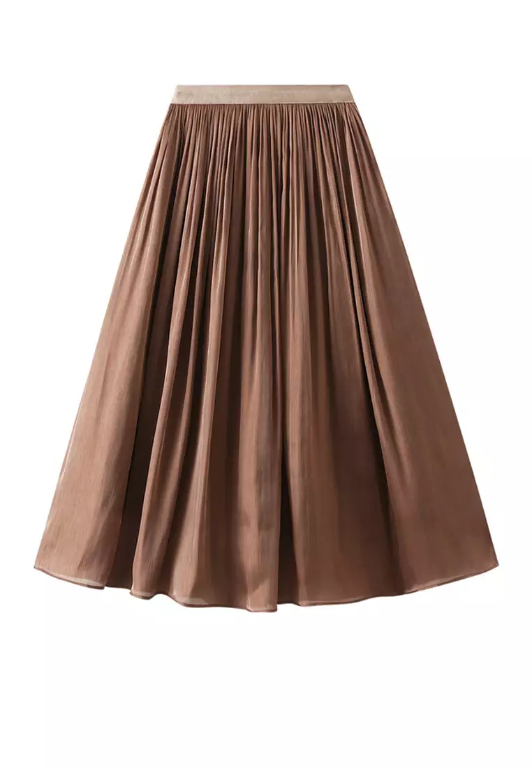 Summer Pearl Lightweight Maxi Skirt AF9818