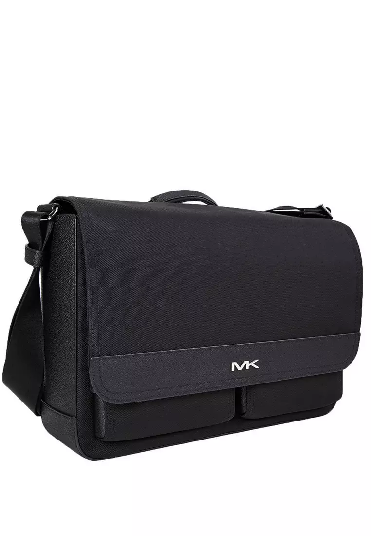 Buy MICHAEL KORS Mens Lautner Nylon Messenger Utility Bag