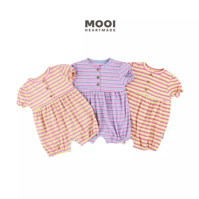 Mooi Jumper Bayi Kiara Romper Baby - Candy Pink