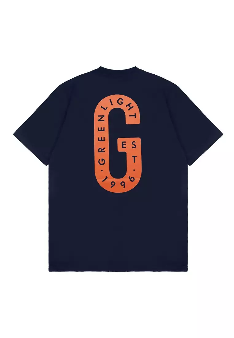 Greenlight Men's T-Shirt Short Sleeve Regular Fit Cotton Logo Valo OL-C361224