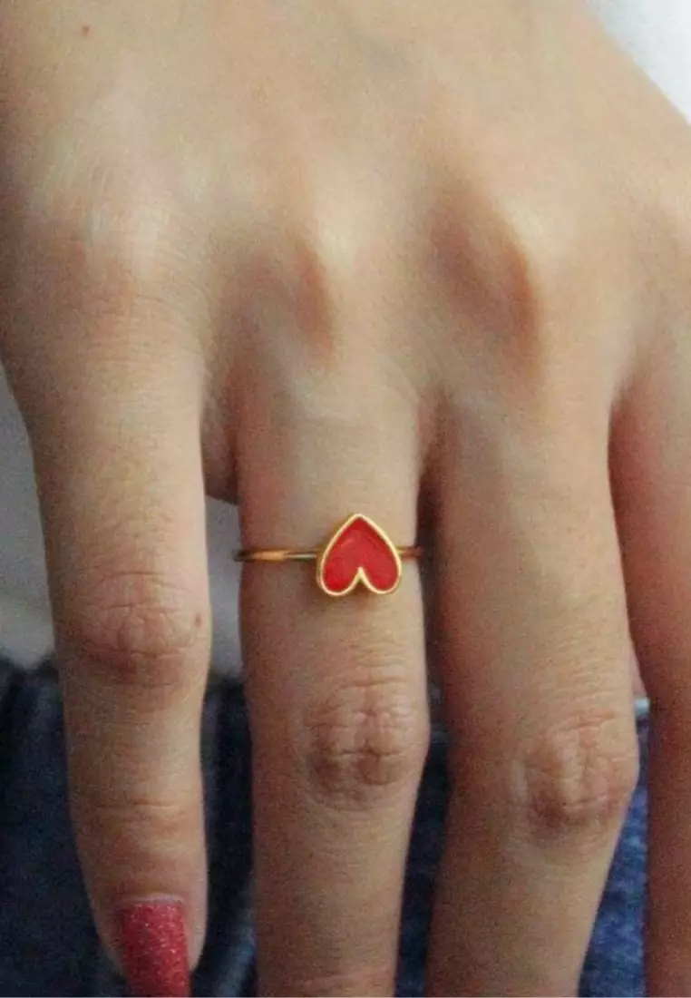 Buy Foundry Foundry Vermeil Corazon Ring 2024 Online ZALORA Philippines